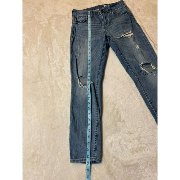 Pistola Blue Dénim Distressed Jeans Size 28 - Picture 7 of 9